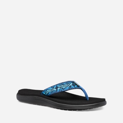 Teva Voya Women's Black Flip Flops CA99776 Canada Online